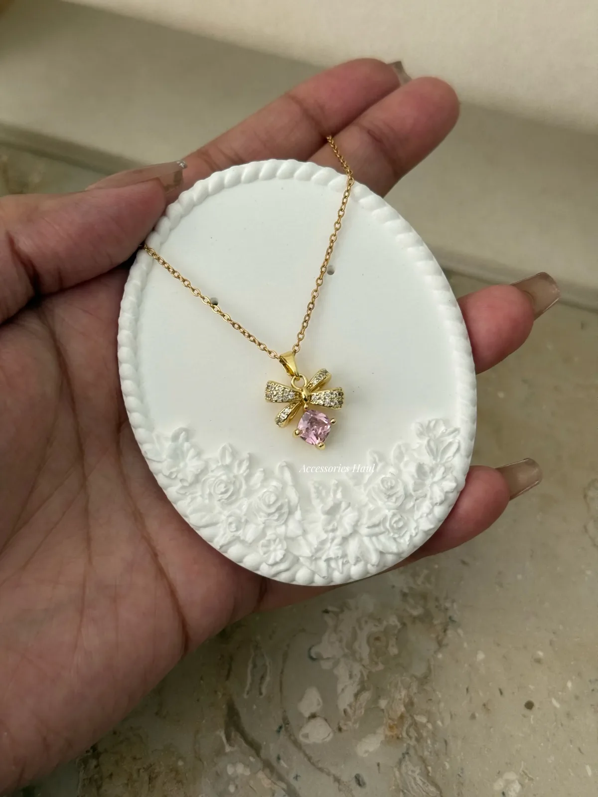 Satin Knot Necklace