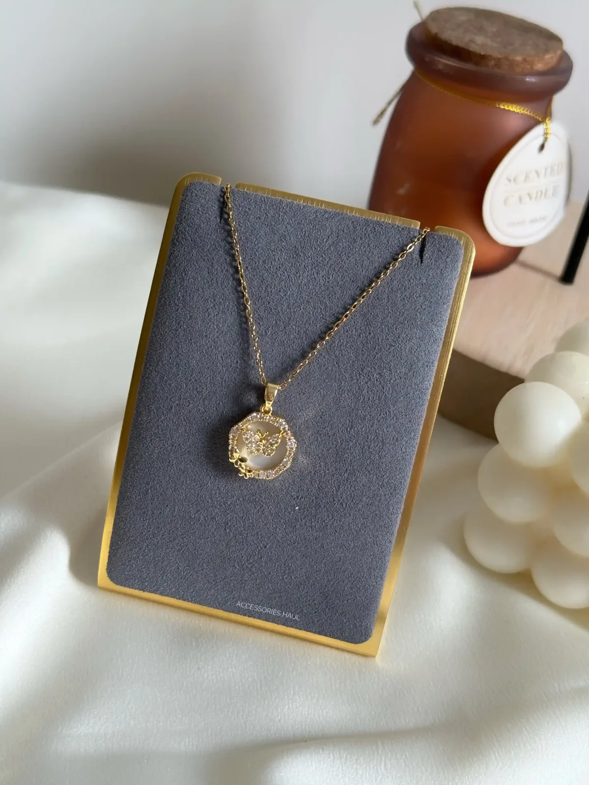 Shell Butterfly Necklace