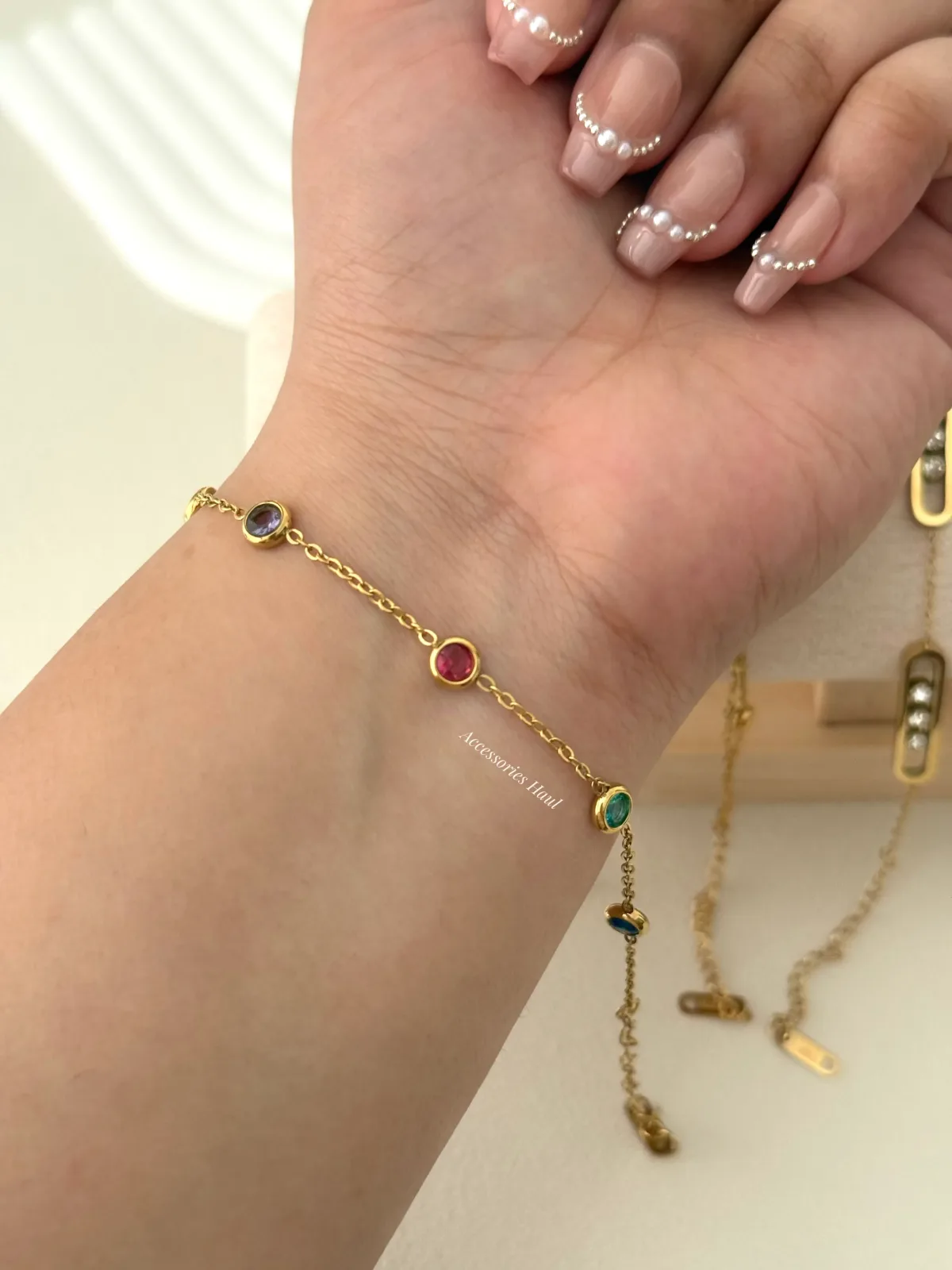 Colourful Zircon Bracelet