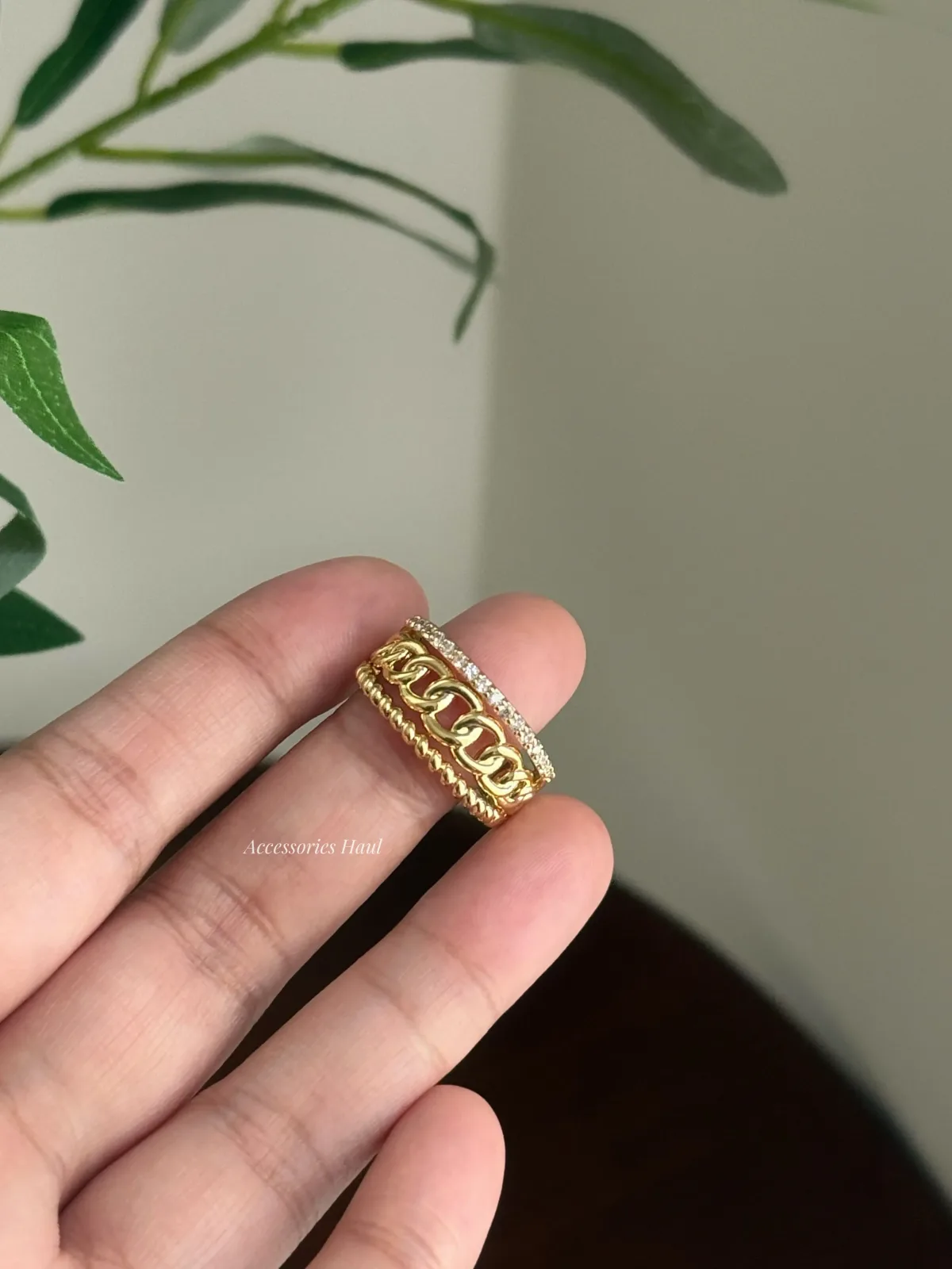 Halo Stack Ring